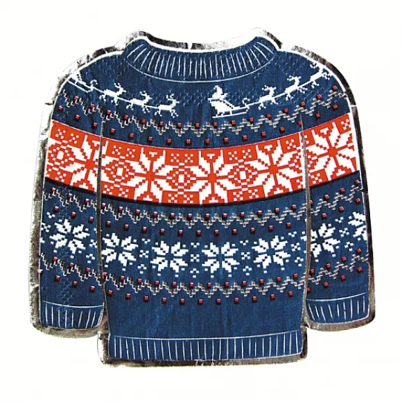 Serviettes Cocktail Papier Pull De Noel Moche 20Cm X 16 Pi Ces