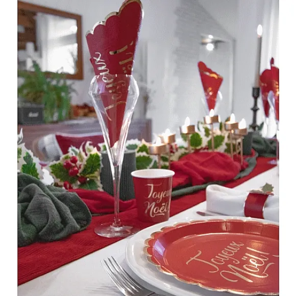 Serviettes En Papier Joyeux Noel 33Cm X 16 Pi Ces