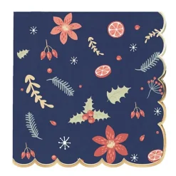 Serviettes En Papier Nuit De Noel 33Cm X 16 Pi Ces