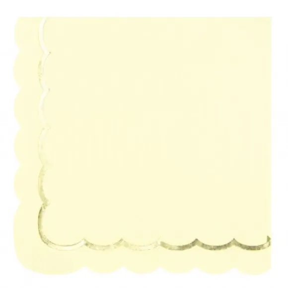 Serviettes 33X33 Cm Pastel Assortis X 16 Pi Ces