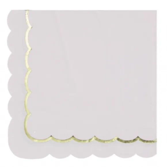 Serviettes 33X33 Cm Pastel Assortis X 16 Pi Ces