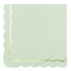 Serviettes 33X33 Cm Pastel Assortis X 16 Pi Ces