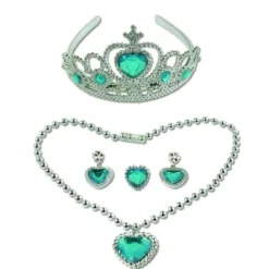 Set Bijoux Princesse Diad Me Cha Ne Boucle D'Oreilles Bleu