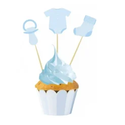 Set De 3 Cake Toppers Baby Boy