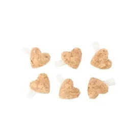 Set De 6 Coeurs Li Ge Sur Pince