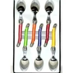 Set De 6 Cuill Res Laguiole Pastel
