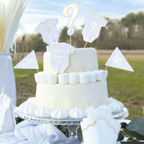 Set De 6 D Coration G Teaux Gender Reveal