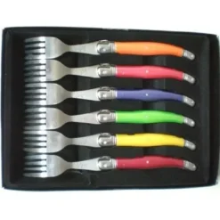 Set De 6 Fourchettes Laguiole Pastel