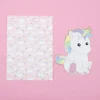 Set De 8 Invitation Baby Licorne