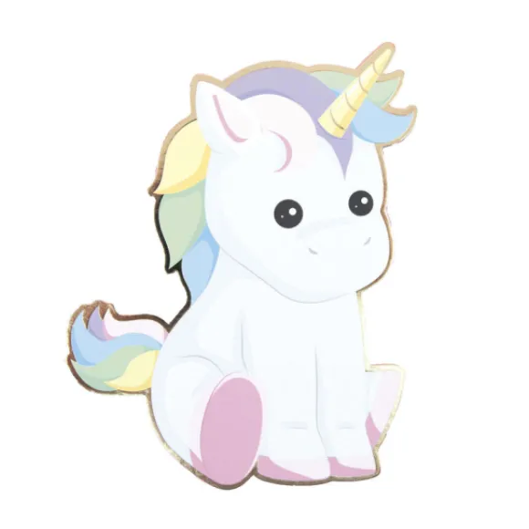 Set De 8 Invitation Baby Licorne