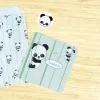 Set De 8 Invitation Baby Panda