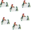 Set De 6 Marque Places Perroquet