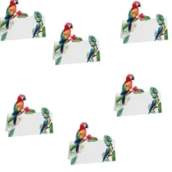 Set De 6 Marque Places Perroquet
