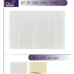 Set De Table Avec Strass / Chic