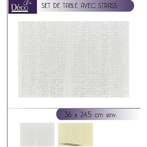 Set De Table Avec Strass / Chic