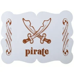Set De Table Bapt Me Pirate X 6 Pi Ces