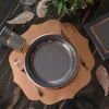 Set De Table Brillant Rose Gold X 6 Pi Ces