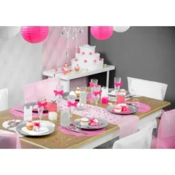 Set De Table Coeur Chocolat X50