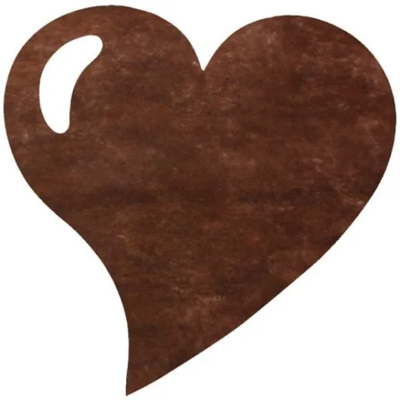 Set De Table Coeur Chocolat X50