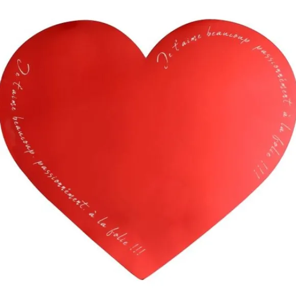 Set De Table Coeur Saint Valentin X 2 Pi Ces