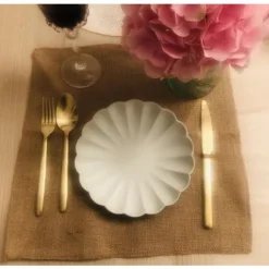 Set De Table En Jute Carr X 10 Pi Ces