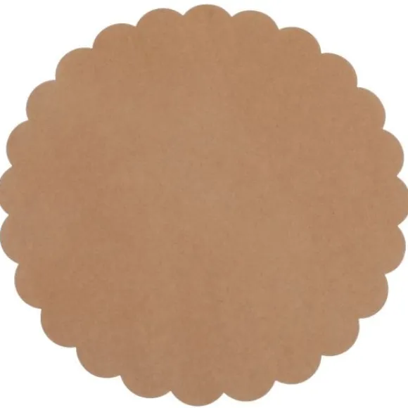 Set De Table Festonn Naturel X 6 Pi Ces