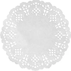 Set De Table Mariage Dentelle Blanc X 10 Pi Ces