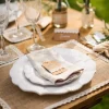 Set De Table Rectangle Jute Et Dentelle X 10 Pi Ces
