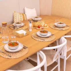 Set De Table Rond En Paille 30Cm