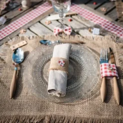 Set De Table Toile De Jute Effil E