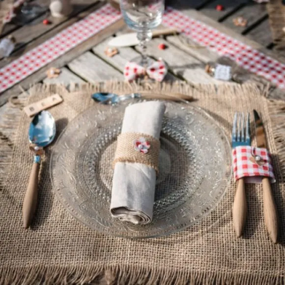 Set De Table Toile De Jute Effil E