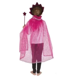 Set Princesse Paillettes Enfant Rose Taille Unique