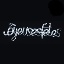 Silhouette De Noel Joyeuse Fetes Solaire