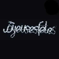 Silhouette De Noel Joyeuse Fetes Solaire