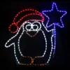 Silhouette De Noel Lumineuse Pingouin