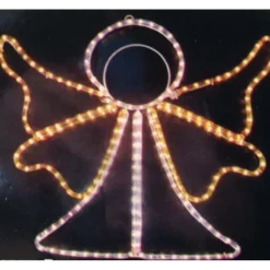 Silhouette De Noel Lumineuse Ange Pour Décoration De Noel Ext Rieur