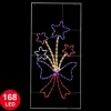 Silhouette De Noel Noeud Papillon G Ant Avec Etoiles 168Led Multicolore