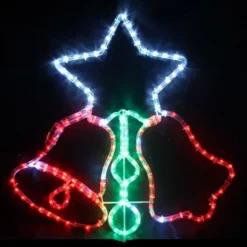 Silhouette Lumineuse 2 Cloches Avec Toile