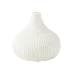 Soliflore Mariage Celeste En C Ramique Blanc Mat 10Cm