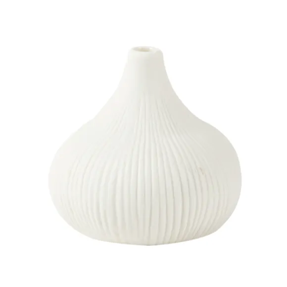 Soliflore Mariage Celeste En C Ramique Blanc Mat 10Cm