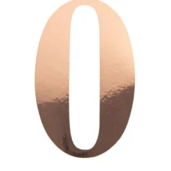 Sticker Chiffre 0 Rose Gold