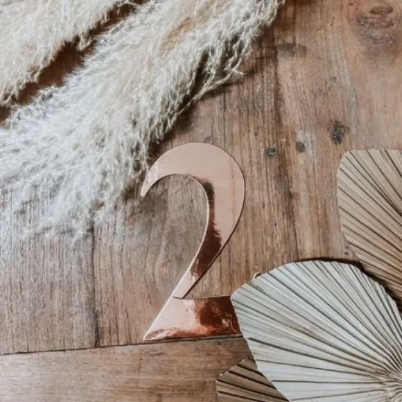 Sticker Chiffre 2 Rose Gold