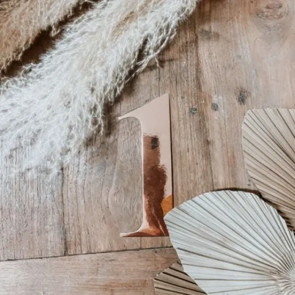 Sticker Chiffre 1 Rose Gold