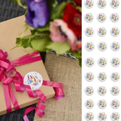 Sticker Joyeux Anniversaire X 50 Pi Ces