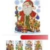 Sticker Vitro Statique De Noel 20X45Cm