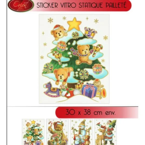 Sticker Vitro Statique Paillet 30X38Cm