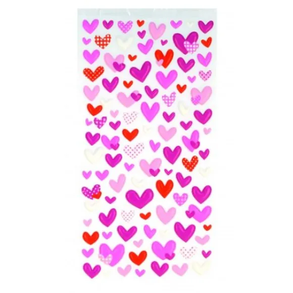 Stickers Coeurs 3 D
