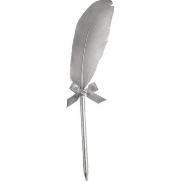 Stylo Avec Plume Pour Livre D'Or