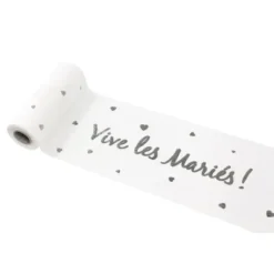 Sur Chemin De Table Vive Les Mari S Argent