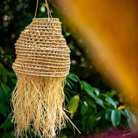 Suspension Alba Raphia Naturel